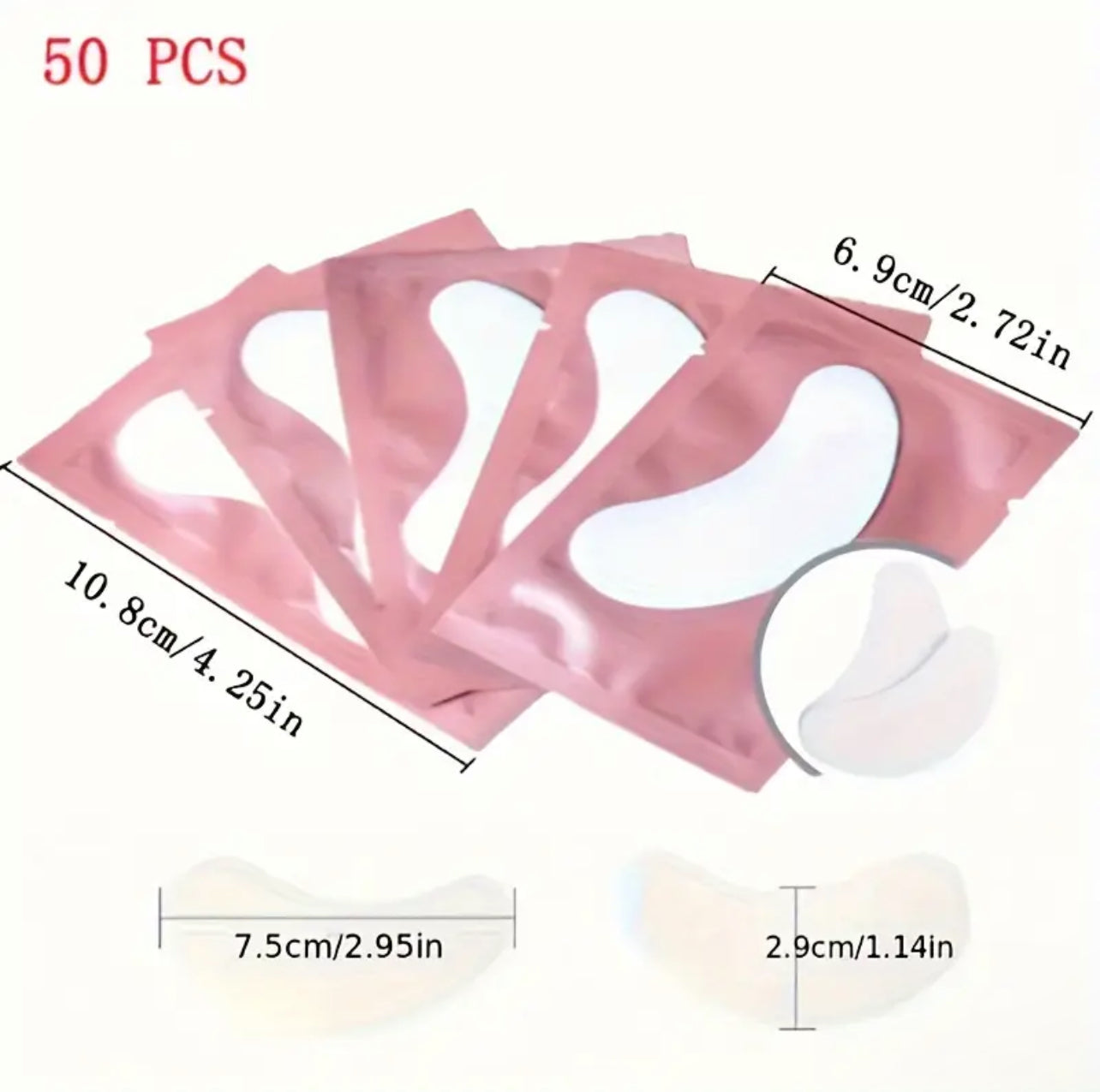 Under Eyepads - Lint Free Gel Pads (pack of 50)