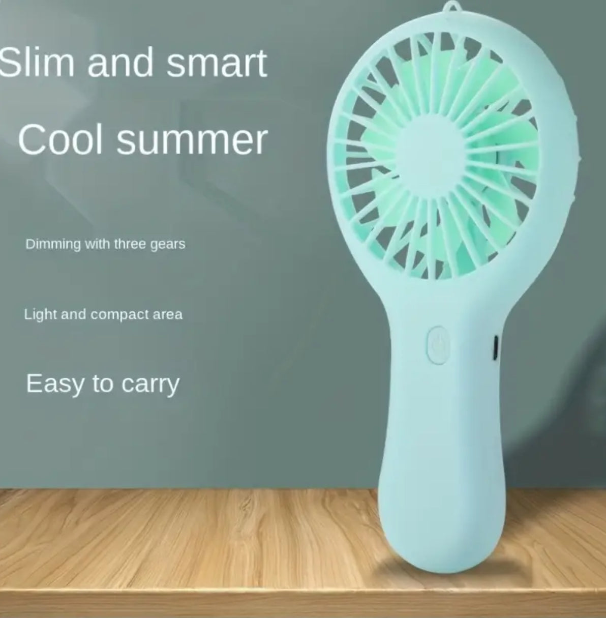 Rechargeable Handheld Fan - Portable Mini Fan